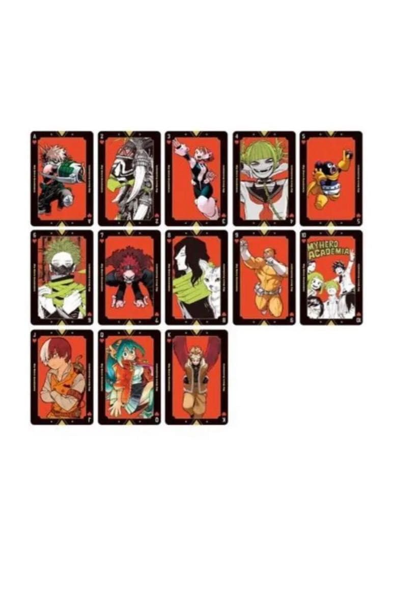 Amazon.co.jp: ヒロアカ展 箔押しトランプ 僕のヒーローアカデミア