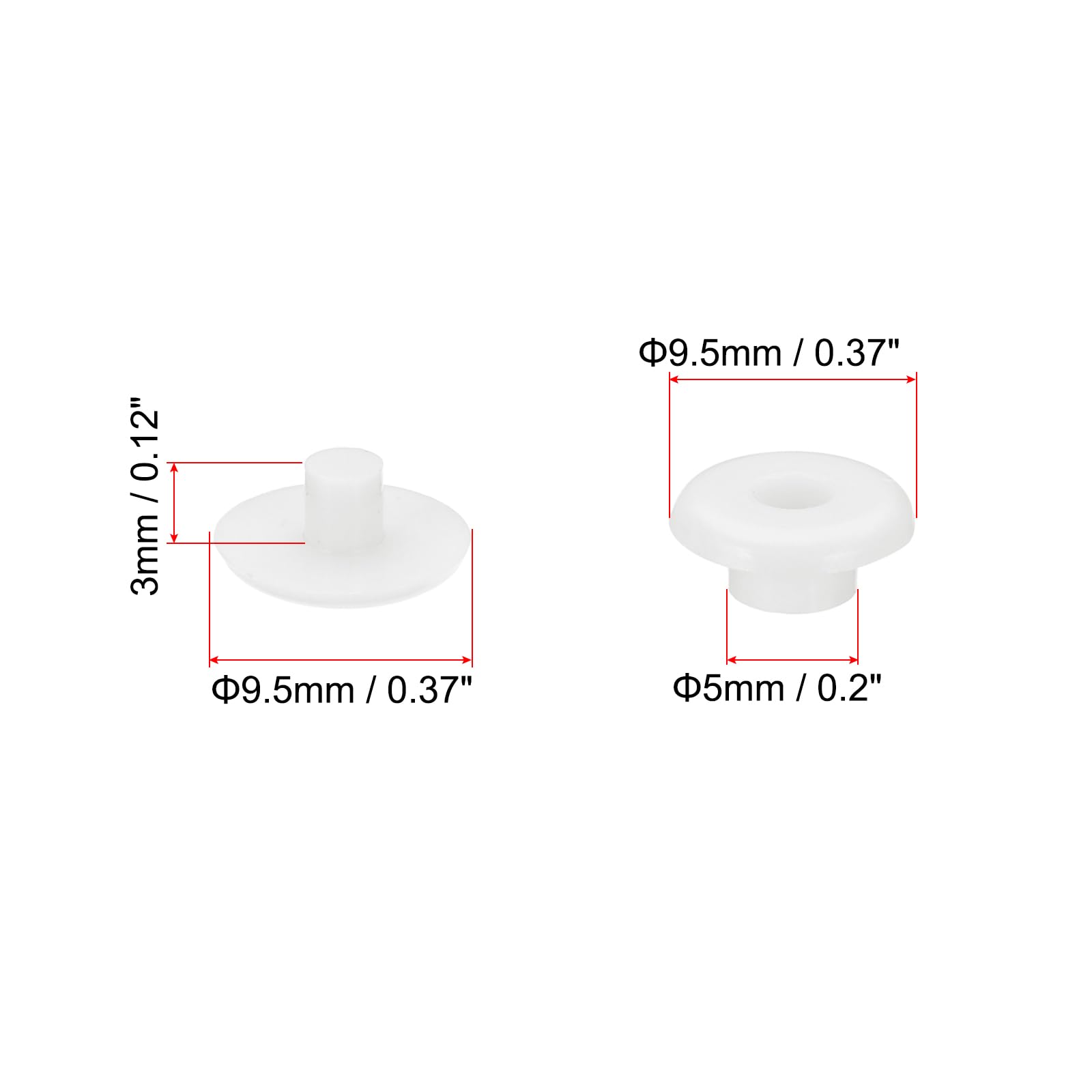 PATIKIL M5x3mm Plastic Binding Post - Image 2