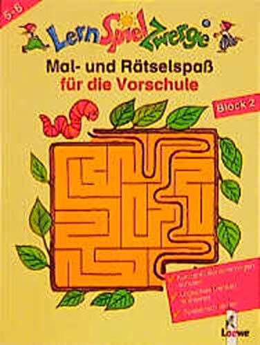 LernSpielZwerge, Mal- und Rätselblock für die Vorschule, Block.2: Vorschulblock mit Rätseln und