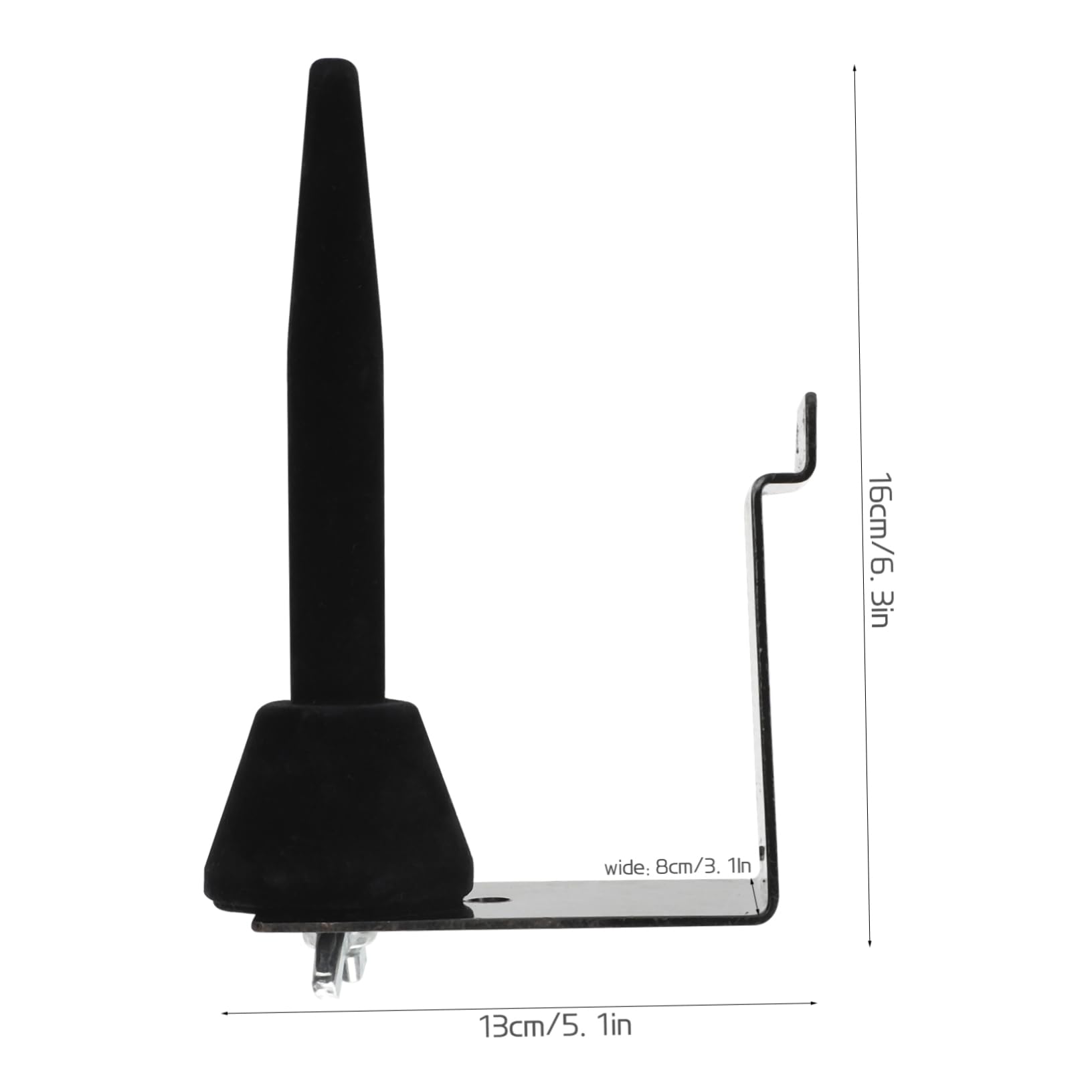 BESTonZON Flute and Saxophone Holder Wall Mount Sax Rack Saxophone Stand Saxophone Bracket for Home Classroom