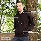 Höhenhorn 37L5 Janga Hoodie Herren Kapuzen Pullover Hoody Schwarz XL