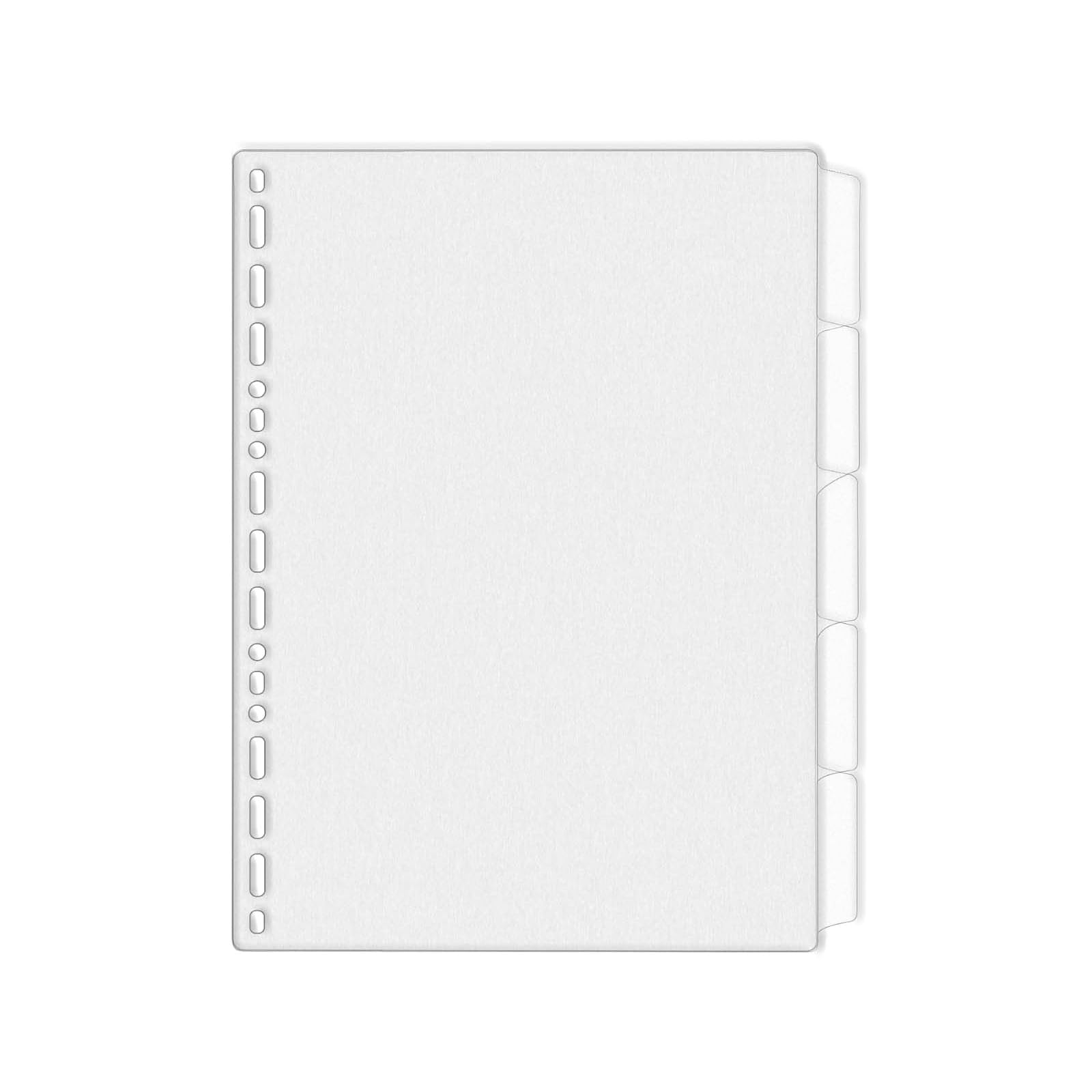 NatSumeBasics B5 Binder Dividers 5-Tab Planner Inserts