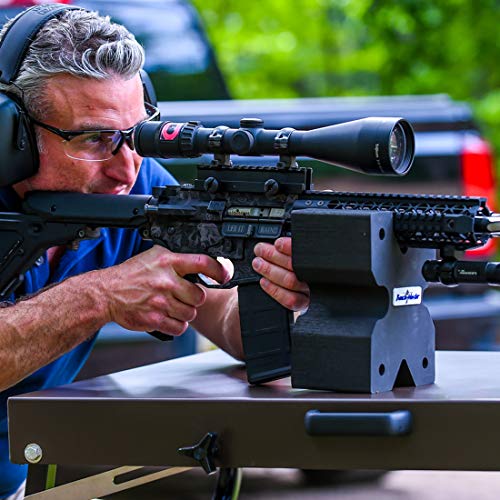 Benchmaster Weapon Rack Xblock Bmwrxblk Rest Gun Bench Shooting, Grey, 7.8 #TOP4