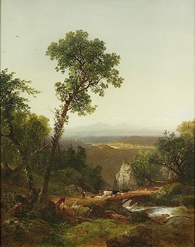 Lienzo decorativo John Frederick Kensett de 60x90cm para decoración del hogar