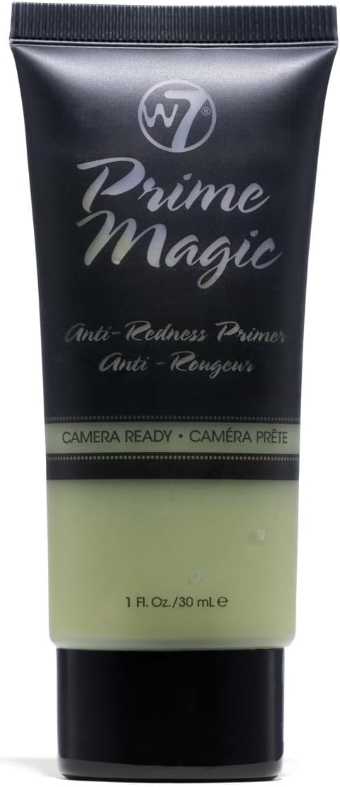 W7 Prime Magic Anti-Redness Face Primer - Green Colour Correcting Face ...