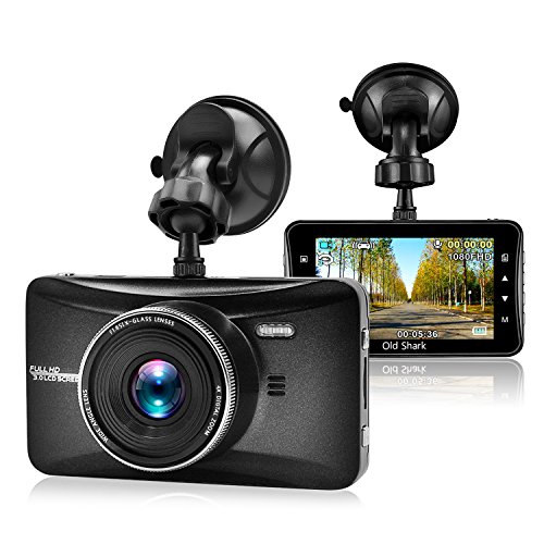 6 mejores Dash Cams o Cámaras de vigilancia para coche 41 Cámara para coche, OldShark HD 1080P gran ángulo de 170° Dashcam...