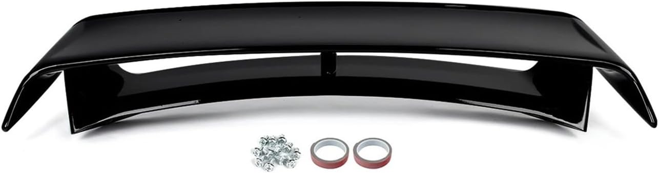 リアトランクスポイラーウィング グロスブラック と互換性がある日産