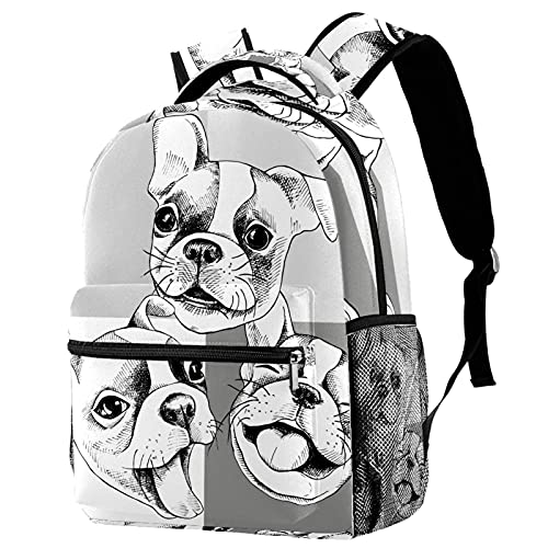Sac à dos de voyage voiture noir pour fille et garçon avec porte-bouteille