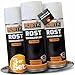 Produktbild Rostio Rostumwandler Spray 3x 400 ml  Rostkonverter & Korrosionsschutz  farblos  überlackierbar nach ca. 120 Min  Epoxidharz-Basis  temperaturbeständig bis 180 °C
