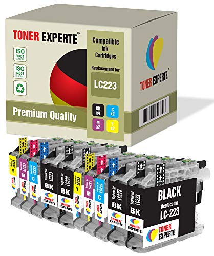 TONER EXPERTE 10 XL Compatible LC223 Premium Ink Cartridges for DCP-J4120DW MFC-J4420DW MFC-J4620DW MFC-J4625DW MFC-J480DW MFC-J5620DW MFC-J5625DW MFC-J5720DW MFC-J680DW MFC-J880DW