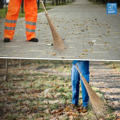 Besom Broom, Traditional Witches Broom Brush To Sweep Up The Leaves - Image 7