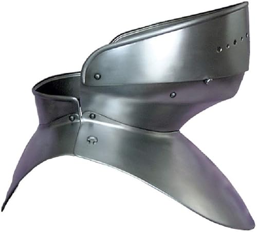 ANTIQUECOLLECTION Gorget completo y armadura de cuello medieval funcional Bevor