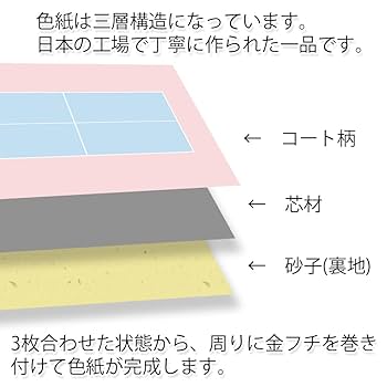 jtwm◆中色紙 Amazon | プロモショップ 寄せ書き コート柄色紙 27.2×24.2cm