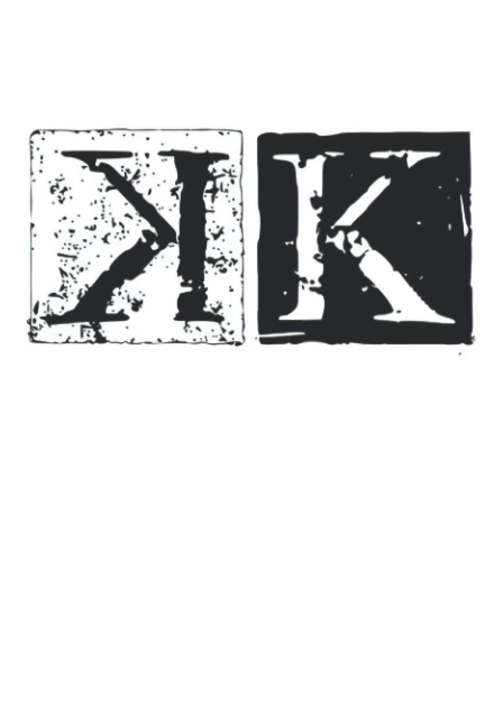 K Return Of Kings Notebook: Kings Logo (110 Pages, Lined, 6 x 9)