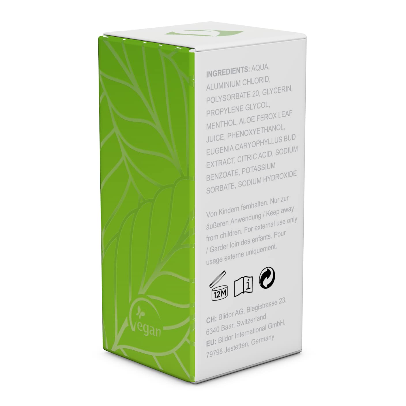 sens Antitranspirant - kein Deo - ultra sensitives Antiperspirant mit Cooling-Effekt gegen Achselschweiß, Schwitzen an sehr empfindlichen Körperregionen und bei Kindern