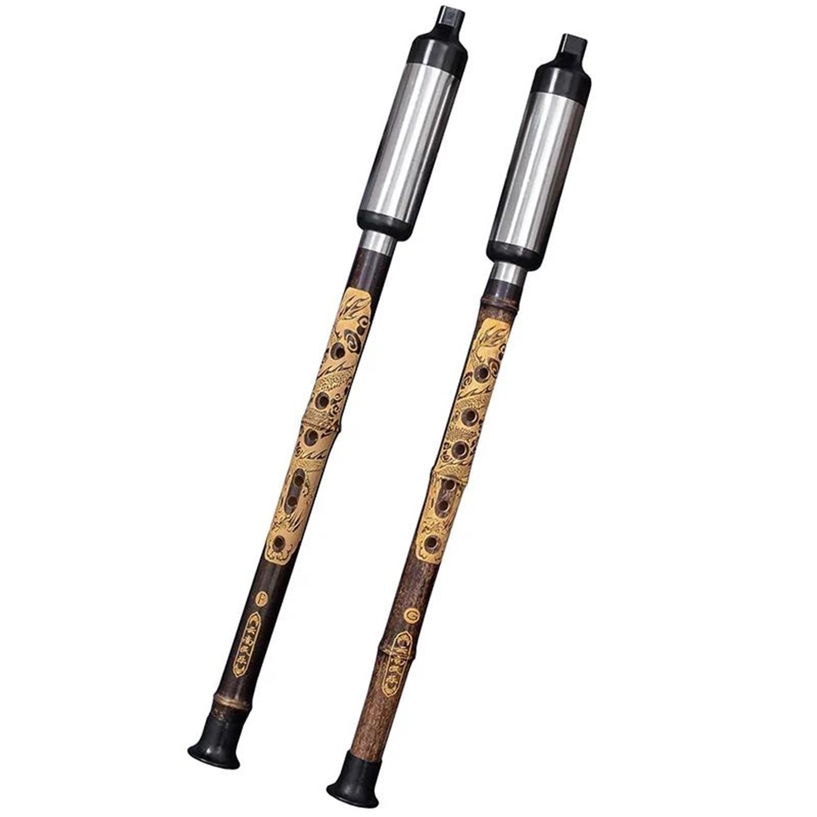 Flauto Di Bambù Professionale Bawu Con Custodia In Pelle Accordatore Elettrico Strumento A Fiato Flauto Di Bambù Principiante(F Key)