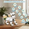 PeachLeaf Robot Dog Toy for Kids, Programmable Interactive RC Pet with Voice Control & Touch Sensor, Imitates Animal Sounds, Plays Music, Dance Modes, Robotic Puppy Toy for Kids Boys & Girls (Gold)