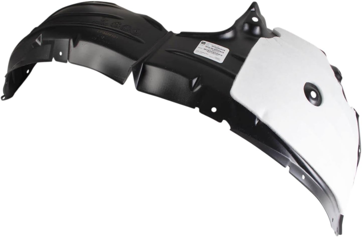 TRQ Front Inner Fender Liner Set For 2019-2023 Ford Edge