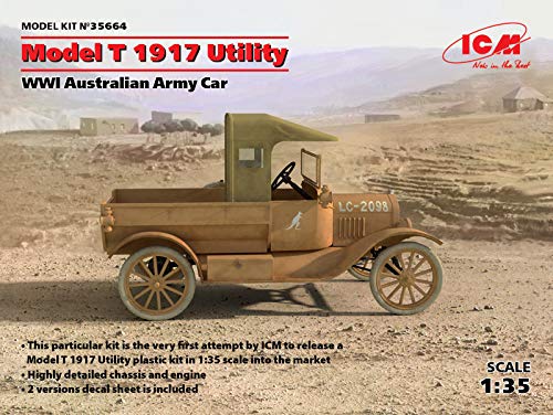 Maquette voiture ICM 35664 T 1917 Utility WWI Australian Army car miniature militaire au 1/35