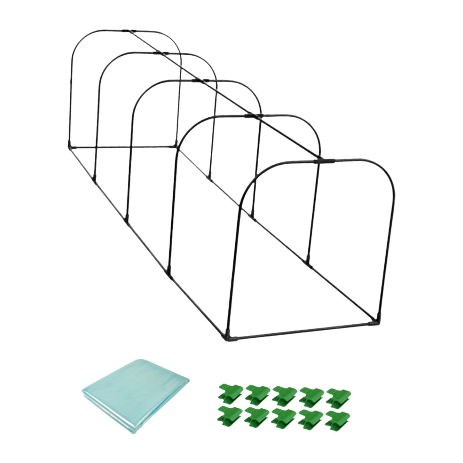kowaku Serre de Jardin Tente Mini Portable Abri Plantes Chauffage Protection Hiver Matériau Fiable Adaptée pour Cour Potager Jardin Balcon, Longueur 200cm