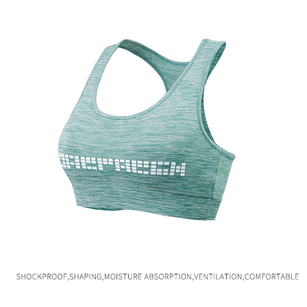 Fitness Jogger dres 3-częściowy, stroje do jogi dla kobiet, sportowe siłownie bieganie podkoszulki, sportowy obcisły strój koszula biustonosz i spodnie, zestaw odzieży sportowej, zielony, M