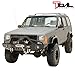EAG Front Bumper with LED Lights and Winch Plate Fit 84-01 Cherokee XJ / 84-01 Comanche MJ