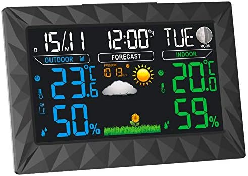 Weather Station by Epic Weather | Weather Stations with Outdoor Sensor Wireless | Weather-Station | Indoor Outdoor Thermometer | Weather Station with Outdoor Sensor | Home Weather Station