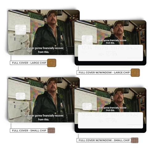 Tiger Credit Card Skin Debit Card Stickers for Key, Debit, Credit, Bank Card 4PCS Card Skin for Adults, 000781a2