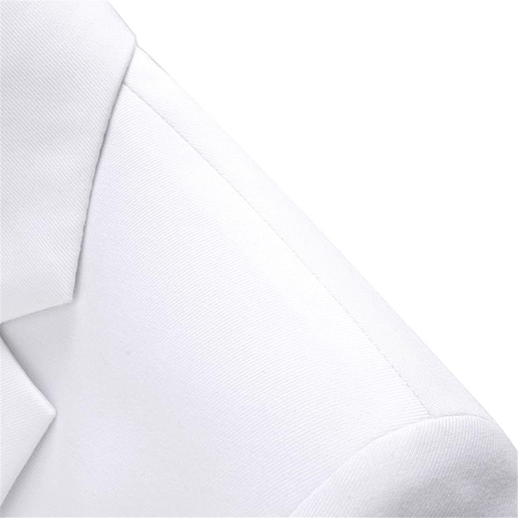 Men Business Casual Slim Fit Suits Pants Formal Wedding White Party Blazers Jacket Trousers 2 Pcs Set
