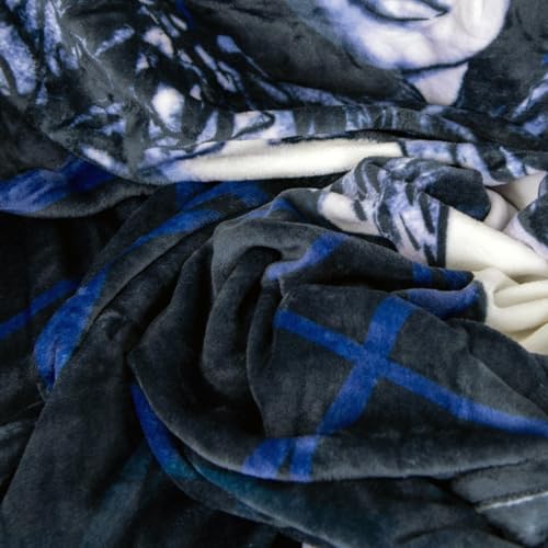 Couverture Wednesday Wellsoft Herding noire en polyester 150x200 cm - 6