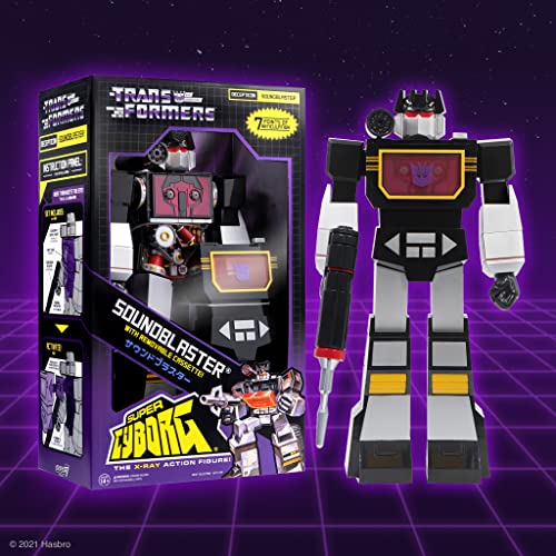 Super7 Transformers Soundwave (Soundblaster) 11 In Super Cyborg Action Figure #TOP5