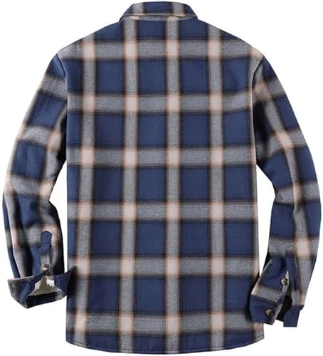 Men's Winter Casual Jacket Flannel Button Down Jackets for Daily life Work Shopping
