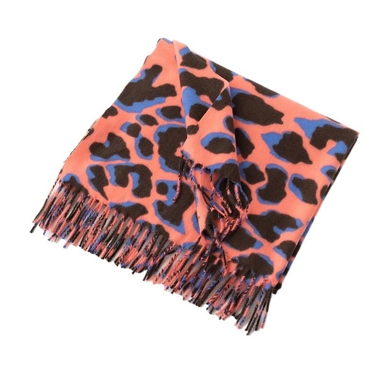 Foulard en soie léopard pour femme - Écharpe imprimée et châle élégant