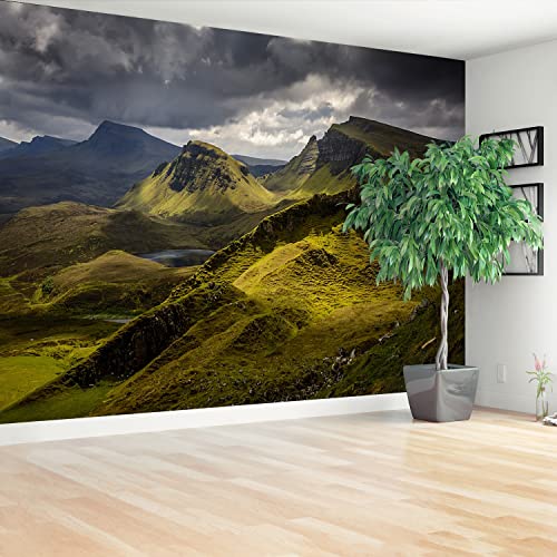 Papier peint moderne adhésif pour relooker un mur abîmé sans colle - 3