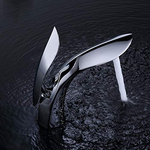 Image of ALTON Accenture ACT21020 Brass Single Lever Basin Mixer, Chrome, Chrome Finish