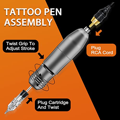 Tattoo Maschine Set Unihuby Rotary Pen Maschine für Profis und Anfänger
