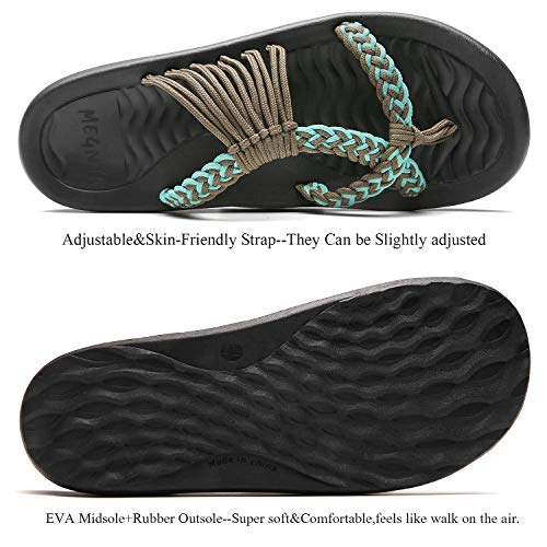 MEGNYA Women's flip Flops Sandals Arch Support, Comfortable Walking Sandals, Water Sandals Perfect for The Beach/Long Walks/Poolside2