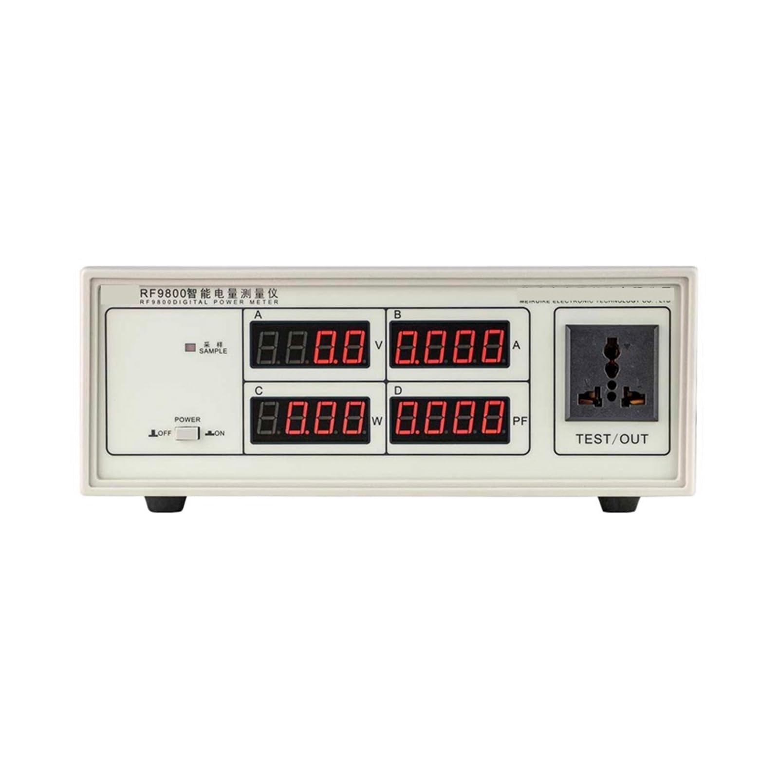 Compteur de Puissance numérique RF9800, wattmètre numérique, Compteur d'énergie 600 V 20 A