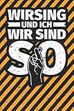 Notizbuch liniert: Wirsing und ich wir sind so