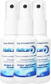 Kit Odomed Halicare - Spray Antisseptico Bucal 30ml (3 Unidades)