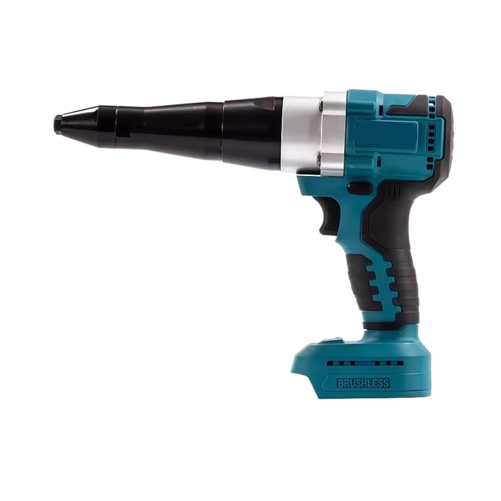 Fbftgmrmta One Color 18V Battery Brushless Electric Rivet Gun Led Cordless Rivet Nut Gun Automatic Riveting Tool 2.4~4.8Mm