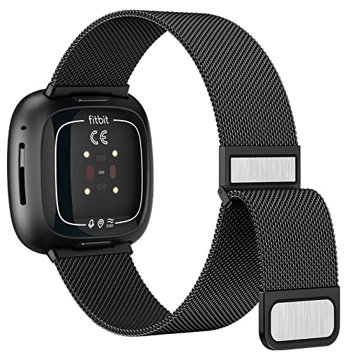 Bracelet en maille d'acier inoxydable élégant pour Fitbit Sense 2 - 2