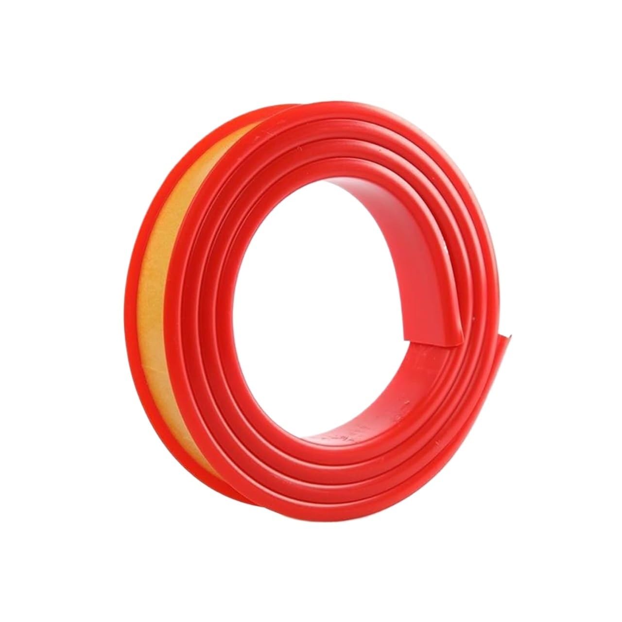 Peel and stick molding, U Channel Edge, TPE, 6m Flexible Self Adhesive for Cabinet, Plywood, Table, Protector(Red,9mm)