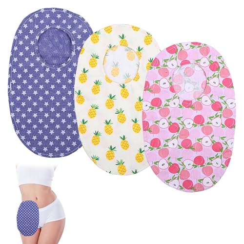 3 Pcs Stoma Bag Covers,Ostomy Pouch Covers,Stoma Bags,Washable Stoma Bags,Reusable Colostomy Bag Cover for Men Women Ileostomy Urostomy