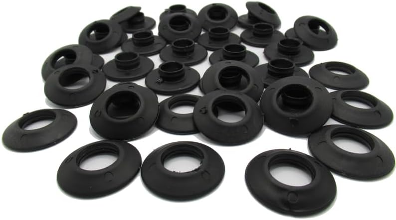 Langard 12mm Black snap 'n' Tap Eyelets Pack of 20pcs