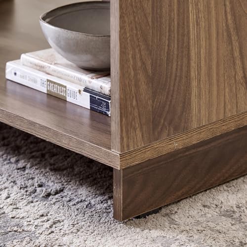 Image of Home Centre | Helios Addison | Engineered Wood | Center Table | Coffee Table | Brown | 1 Year Warranty