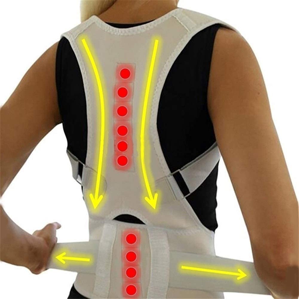 Correttore posturale magnetico per donna uomo corsetto ortopedico cintura di sostegno per la schiena cintura di sostegno per il dolore alla schiena cintura di sostegno magneti terapia