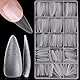 XIAOHEBAN 300 Stück Stiletto Nageltips - 15 GrößEn Tips FüR GelnäGel, Gel X Nail Tips Mit Hilfslinien, Full Cover Nail Tips, Künstliche Nägel Soft Gel Tips FüR DIY Nail Art & Salon,Stiletto Nägel Tips