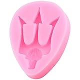 XMOLDNMS Trident Fondant Silicone Mold For Cake Decorating Cupcake Topper Candy Chocolate Polymer Clay Gum Paste