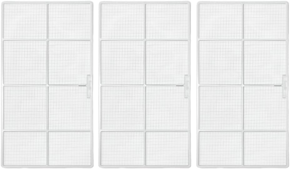 Air Conditioner AC Filter - Three Pack Compatible with GoldStar Model Numbers GWHD6507R, KG6000R, R6003